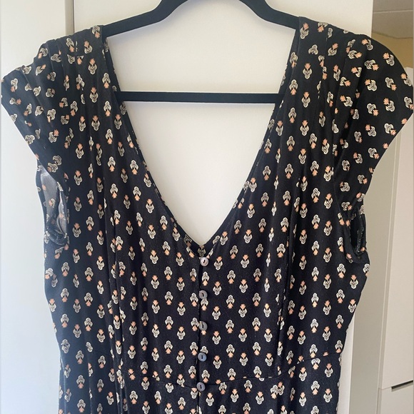 Urban Outfitters Floral long maxi dress size Large - Picture 4 of 4